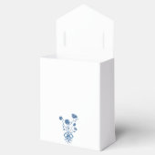 Ballotins Fleurs Bleues Avec Bow (Ouvert)