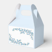 Ballotins Fleurs Bleues avec Nom (Arrière)