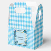 Ballotins Fleurs bleues et papillons (Ouvert)
