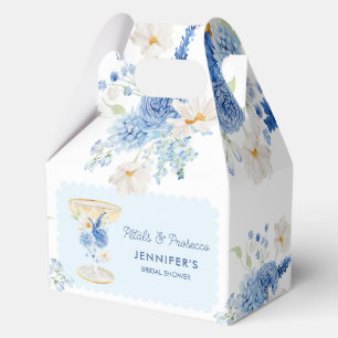Ballotins Fleurs Bleues et Prosecco Floral Fête de Mariage