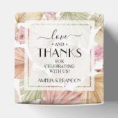 Ballotins Fleurs botaniques et Fête des mariées Feuille Boho (Haut)