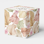 Ballotins Fleurs botaniques et Fête des mariées Feuille Boho (Arrière)