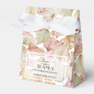 Ballotins Fleurs chic et Fête des mariées Feuille