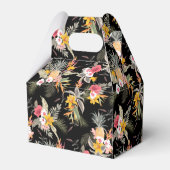 Ballotins Fleurs d'ananas sur Gable noir (Arrière)