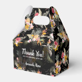 Ballotins Fleurs d'ananas sur Gable noir (Verso)