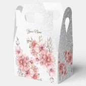 Ballotins Fleurs d'aquarelle rose fêtards Parties scintillan (Ouvert)