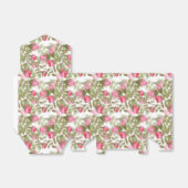 Ballotins Fleurs d'aquarelle rose rose roses fleuris (Déplié)