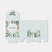 Ballotins Fleurs d'aquarelle tendance Fleurs Baby showers fl (Déplié)