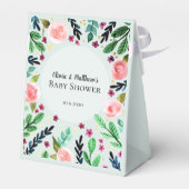 Ballotins Fleurs d'aquarelle tendance Fleurs Baby showers fl (Arrière)