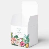 Ballotins Fleurs d'aquarelle tropicale et Mariage de verdure (Ouvert)