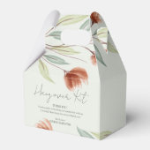 Ballotins Fleurs d'aquarelle vert pastel (Arrière)