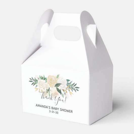 Ballotins Fleurs de baby shower (Verso)