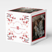 Ballotins Fleurs de cerisier et double bonheur Mariage chino (Verso)