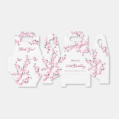 Ballotins Fleurs de cerisiers Merci blanc rose (Déplié)