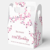 Ballotins Fleurs de cerisiers Merci blanc rose (Ouvert)