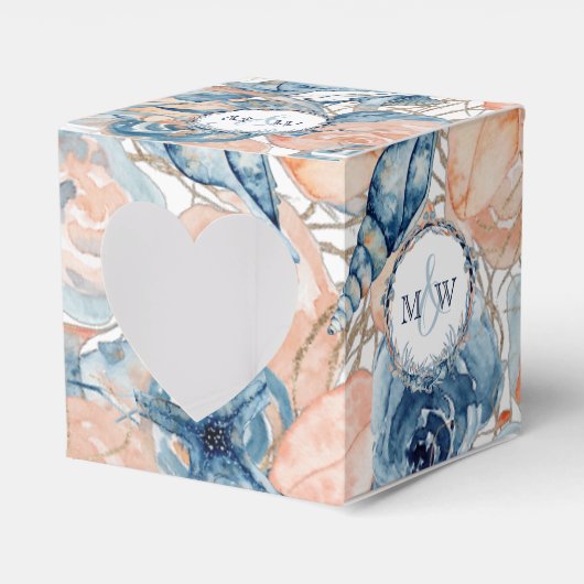 Ballotins Fleurs de coquillages Mariage nautique (Verso)