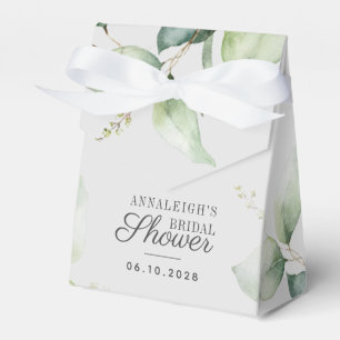 Ballotins Fleurs de feuillage d'eucalyptus pour Baby Shower