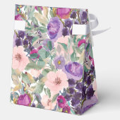 Ballotins Fleurs de feuillage rose blush violet pour anniver (Verso)