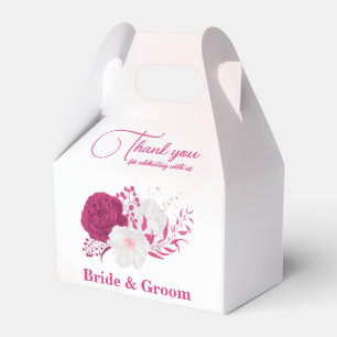 Ballotins fleurs de fuchsia mariage botanique