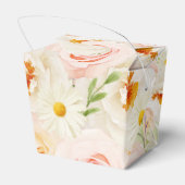 Ballotins Fleurs de jardin chic pour Baby Shower de mariage (Arrière)