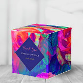 Ballotins Fleurs de mariage chic colorées lumineuses