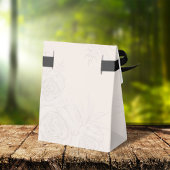 Ballotins Fleurs de mariage rose pâle Typographie botanique