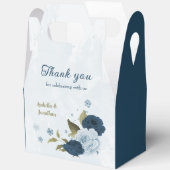 Ballotins fleurs de marine bleu clair mariage (Ouvrir)