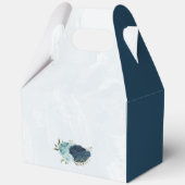 Ballotins fleurs de marine bleu clair mariage (Verso)