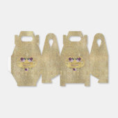 Ballotins Fleurs de pivoine rose violet Mariage de Parties s (Déplié)