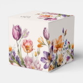 Ballotins Fleurs de printemps colorées Ballotin (Arrière)