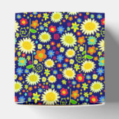 Ballotins Fleurs de printemps - Marine profonde (Haut)