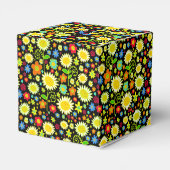 Ballotins Fleurs de printemps - Noir (Arrière)
