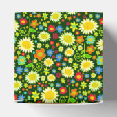 Ballotins Fleurs de printemps - Vert foncé (Haut)