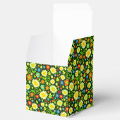 Ballotins Fleurs de printemps - Vert foncé (Ouvert)