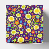 Ballotins Fleurs de printemps - violet profond (Haut)