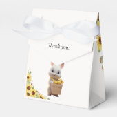 Ballotins Fleurs de soleil Citrus Rabbit Baby shower d'été (Verso)