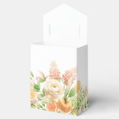 Ballotins Fleurs de verdure de rose jaune Fille Baby Shower (Ouvert)