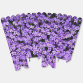 Ballotins Fleurs de violet Boîte à pop-corn (Déplié)