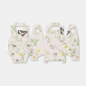 Ballotins fleurs délicates avec papillon à la chinoise (Déplié)