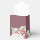 Ballotins Fleurs d'hortensia à l'aquarelle rose et blanc sur (Ouvert)