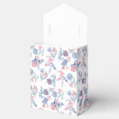 Ballotins Fleurs d'hydrangeas bleues aquarelles chic moderne (Ouvert)