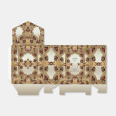 Ballotins Fleurs d'or Ballotin de pierres rouges (Déplié)