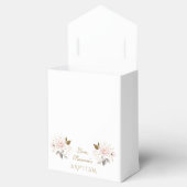 Ballotins Fleurs d'or blanches blanches blanches Monogramme  (Ouvert)