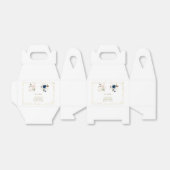 Ballotins Fleurs d'or rose bleu Jumeaux 1er anniversaire Bap (Déplié)