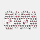 Ballotins Fleurs élégantes Redand Silver Anniversaire (Déplié)