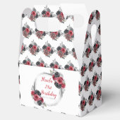 Ballotins Fleurs élégantes Redand Silver Anniversaire (Ouvert)