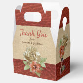 Ballotins Fleurs en cuir sur daim (Ouvert)