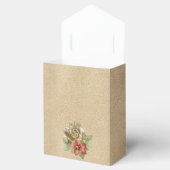 Ballotins Fleurs en cuir sur daim (Ouvert)