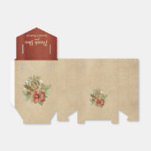 Ballotins Fleurs en cuir sur daim (Déplié)