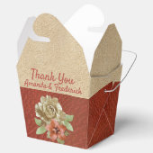 Ballotins Fleurs en cuir sur daim (Ouvert)